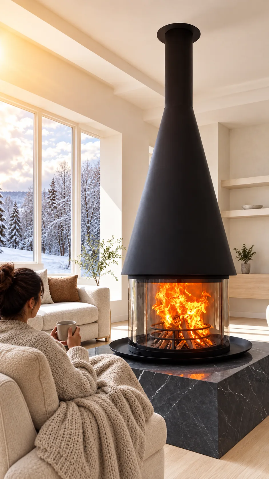 Steel Fire Eclipse 800 Steel Fire şömine haznesi