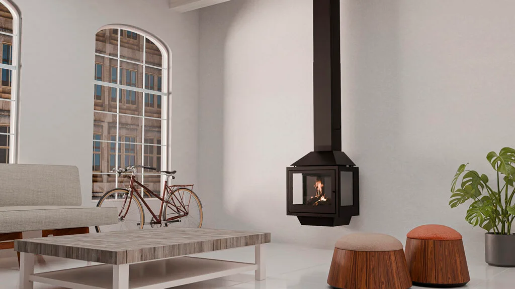 Steel Fire Ariadna Frontal Steel Fire şömine haznesi