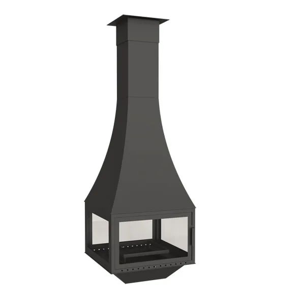 Steel Fire Geometric Steel Fire şömine haznesi