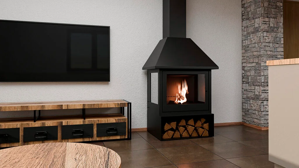 Steel Fire Sandra Frontal Steel Fire şömine haznesi