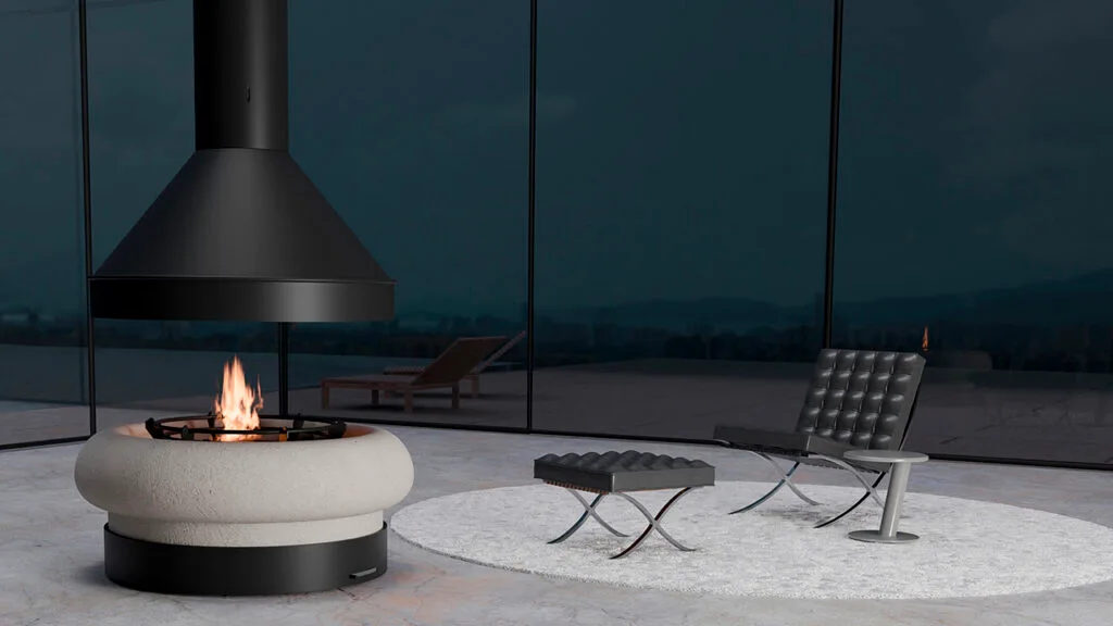 Steel Fire Zeus Steel Fire şömine haznesi